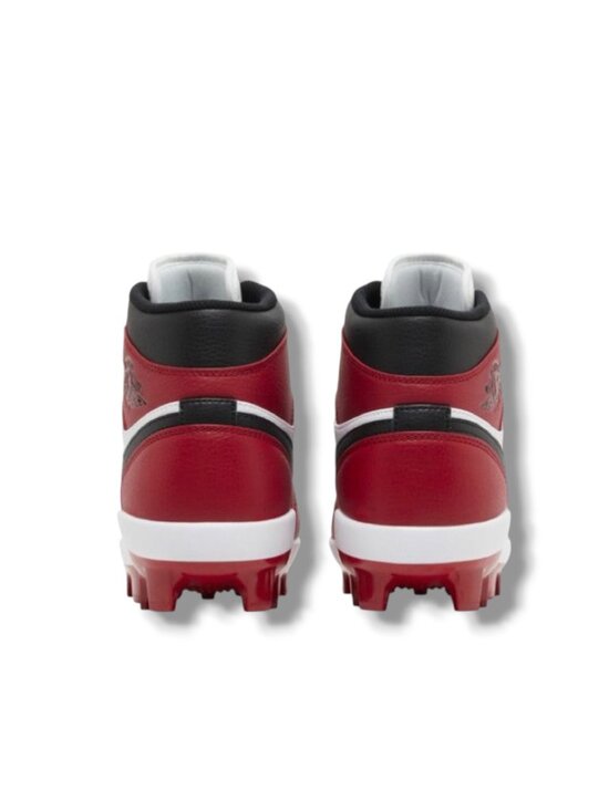 Air Jordan 1 Retro MCS \'Chicago\' Mens Baseball Cleats Size 13 Red/Black NEW main image 4